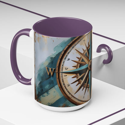 Nautical Compass Mug - Adventure Lover Gift