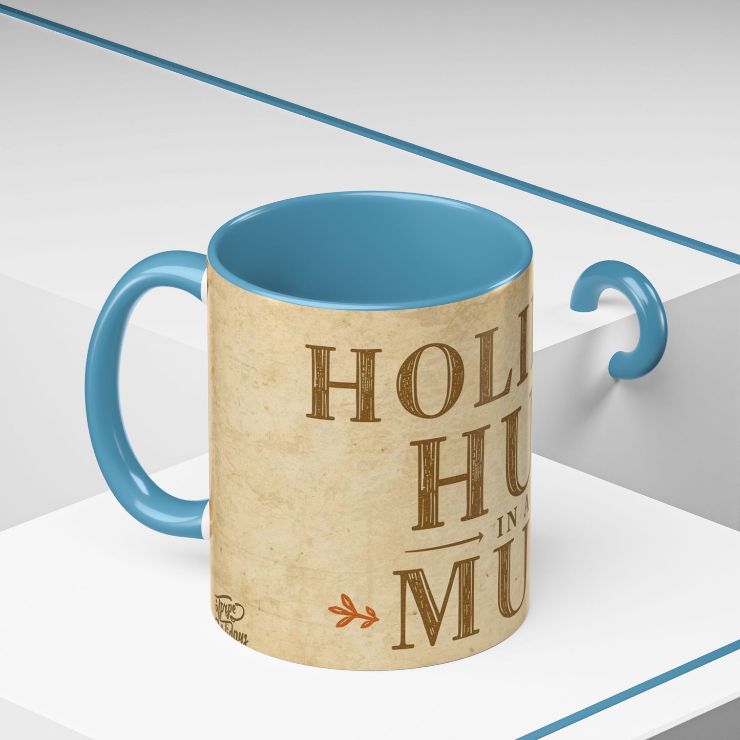 Rustic Holiday Hug Coffee Mug