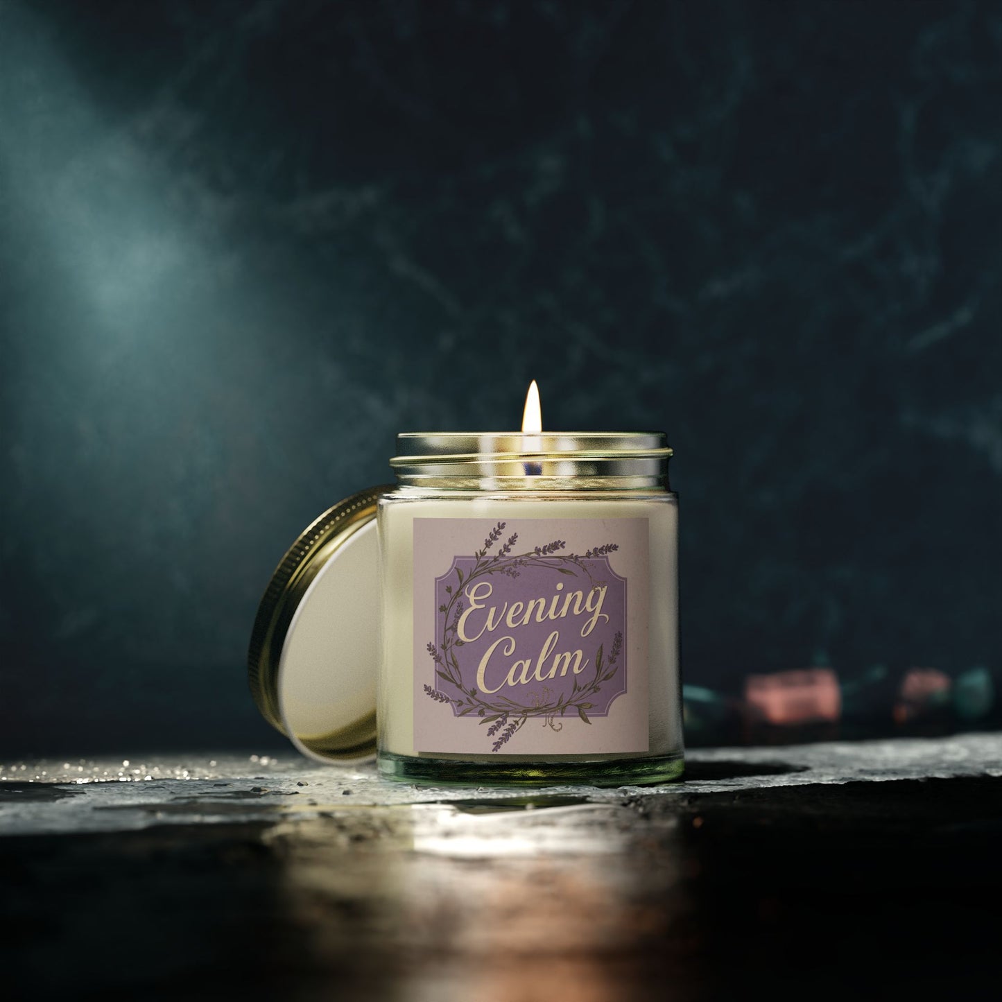 Relaxing Evening Calm - Coconut Apricot Wax Scented Candle