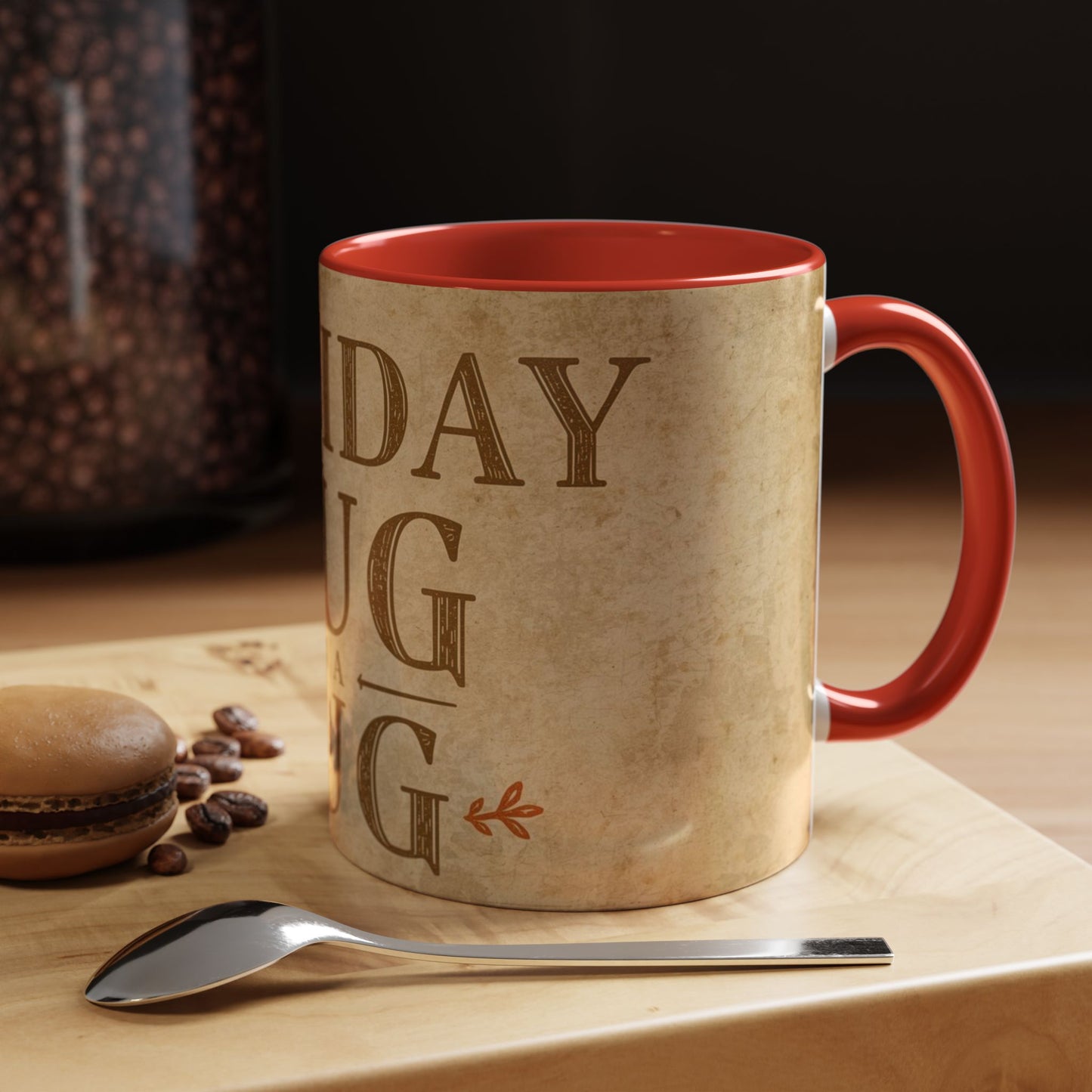 Rustic Holiday Hug Coffee Mug