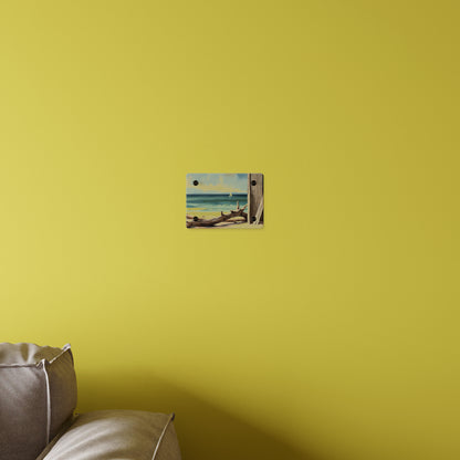 Beachside Acrylic Wall Art – Coastal Luxe Home Accent
