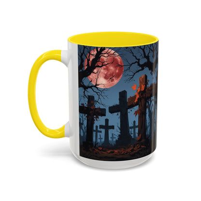 Coffee Mug - Gothic Cemetery | Spooky Halloween Decor, Nightmare Gift