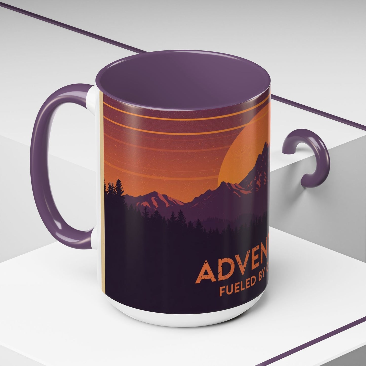 Adventure Coffee Mug - Fueled by Coffee