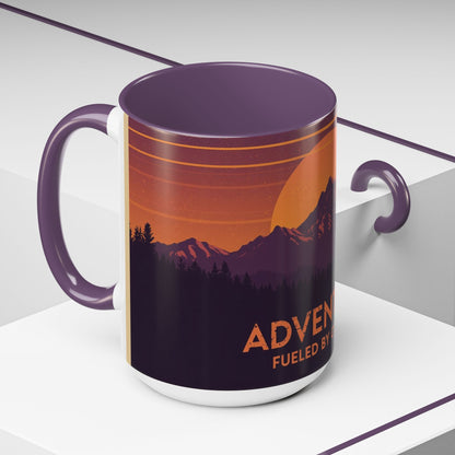 Adventure Coffee Mug - Fueled by Coffee