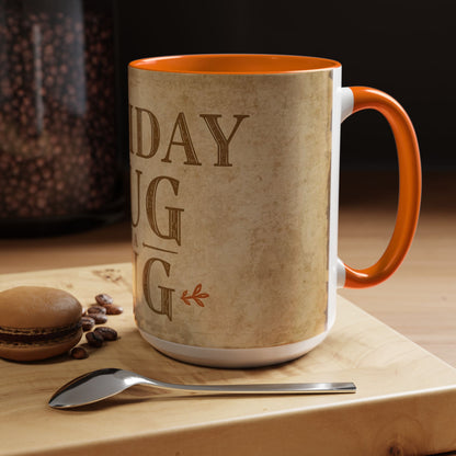 Rustic Holiday Hug Coffee Mug