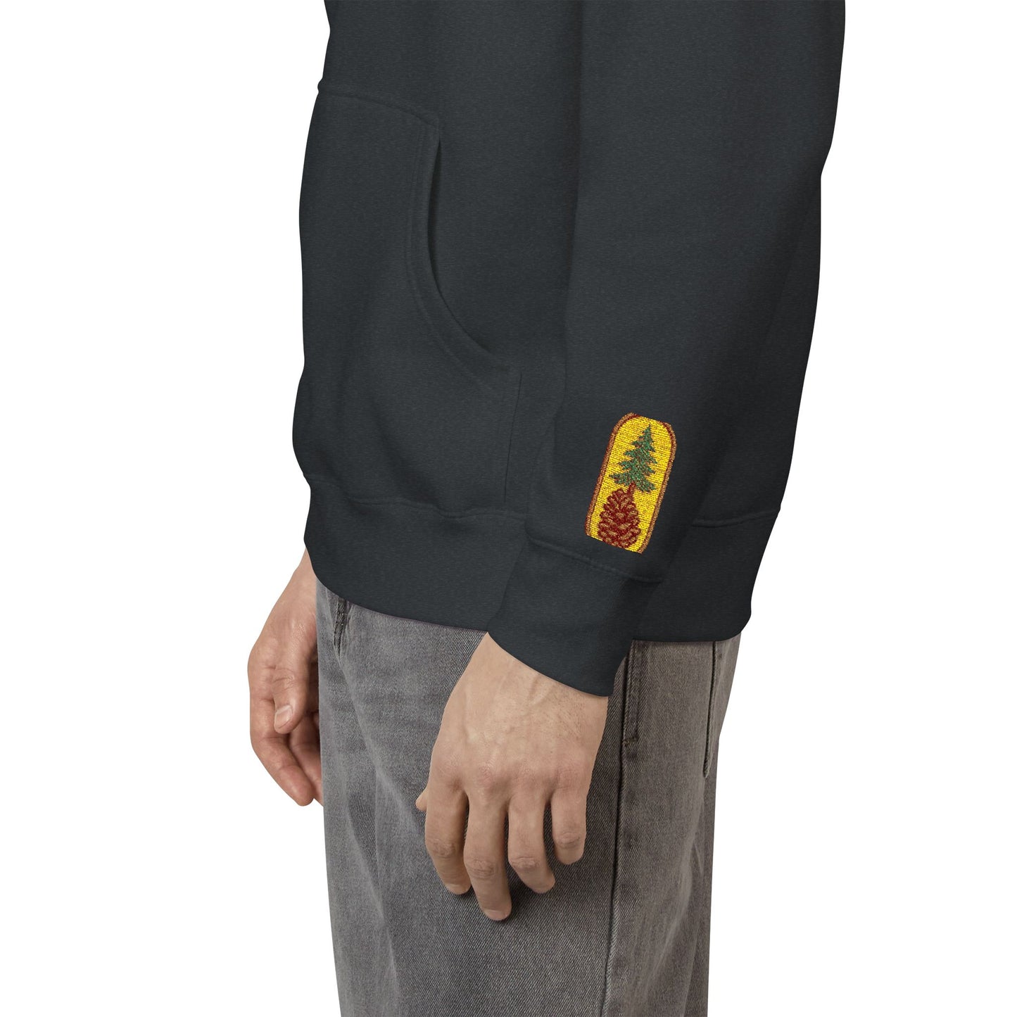 Cozy Rustic Graphic Hoodie - Unisex Fleece Pullover