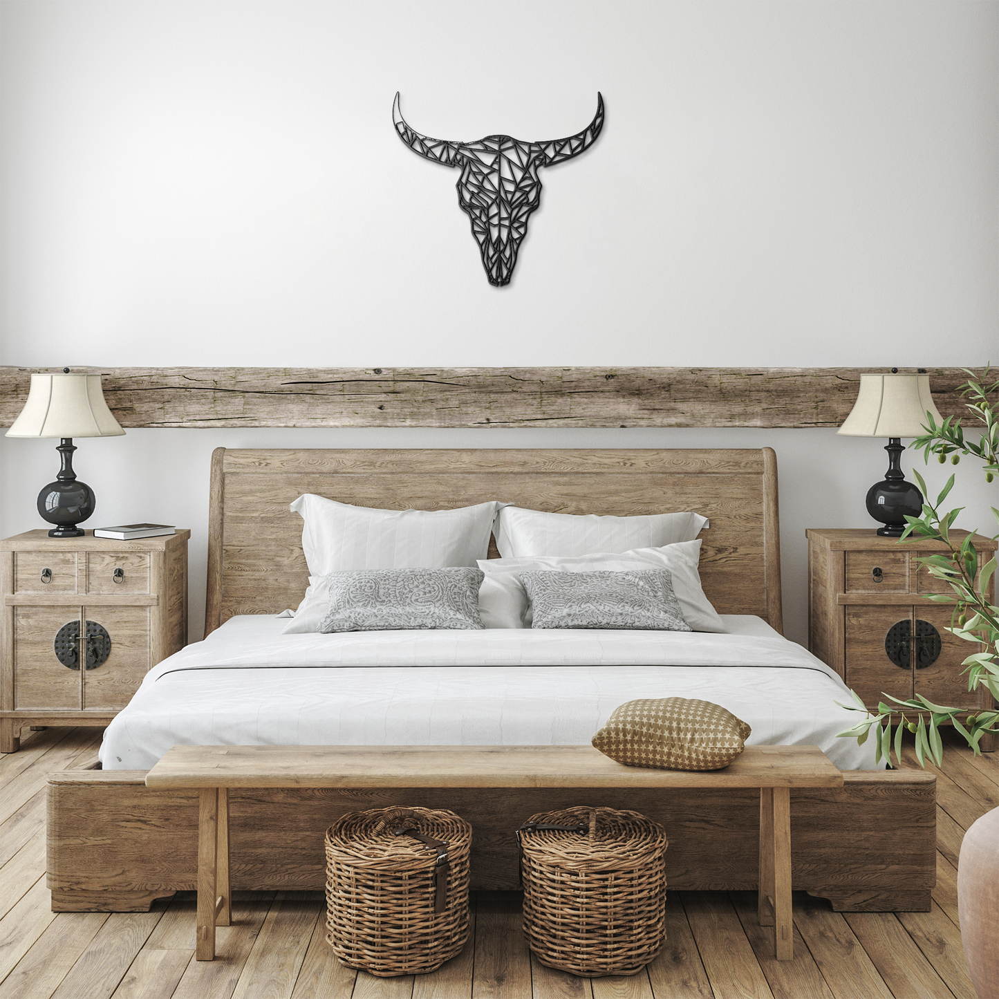 Abstract_Longhorn_Skull_Cutout__Bold__Black_Farmhouse_Bedroom_Mockup.png