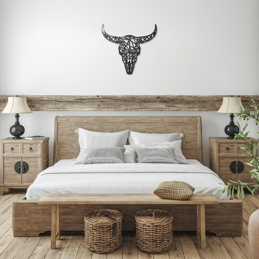 Abstract_Longhorn_Skull_Cutout__Bold__Black_Farmhouse_Bedroom_Mockup.png