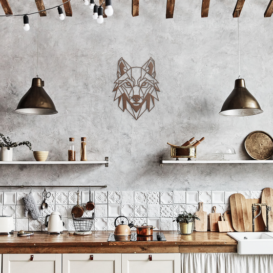 Alpha_Wolf_Silhouette__Geometric_Meta_Copper_Rustic_Kitchen_Mockup.png