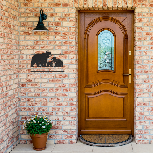 Rustic_Bear_Family_Silhouette__Cozy_H_Black_Brick_Entrance_Mockup.png