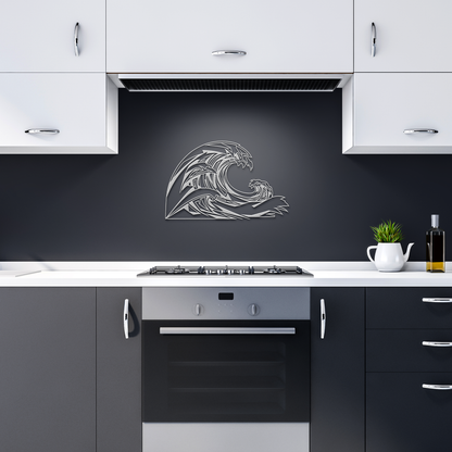 Tidal_Surge_Metal_Sign__Geometric_Oce_Silver_Dark_Kitchen_Mockup.png