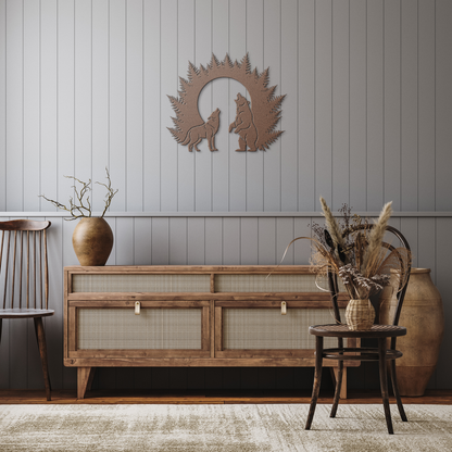 Woodland_Moon_Silhouette__Rustic_Wolf_Copper_Rustic_Hallway_Mockup.png