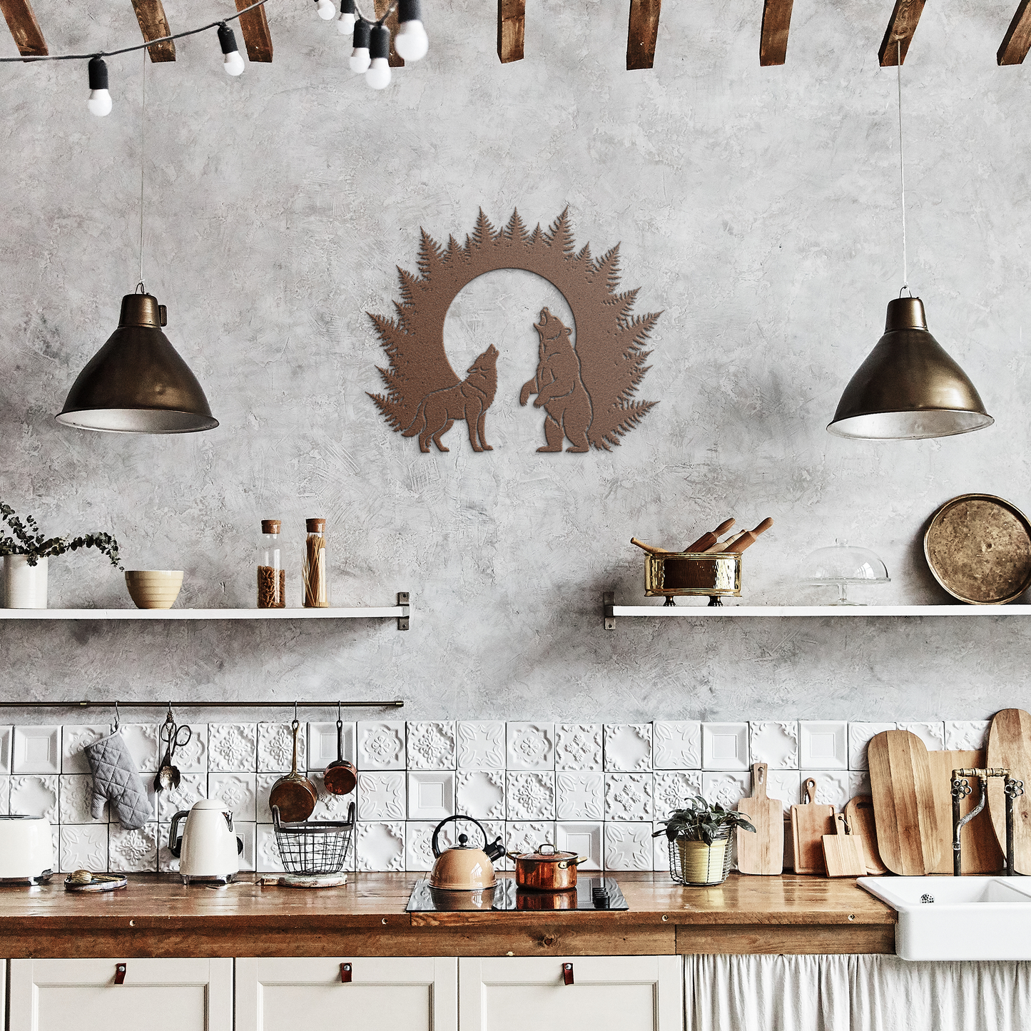 Woodland_Moon_Silhouette__Rustic_Wolf_Copper_Rustic_Kitchen_Mockup.png
