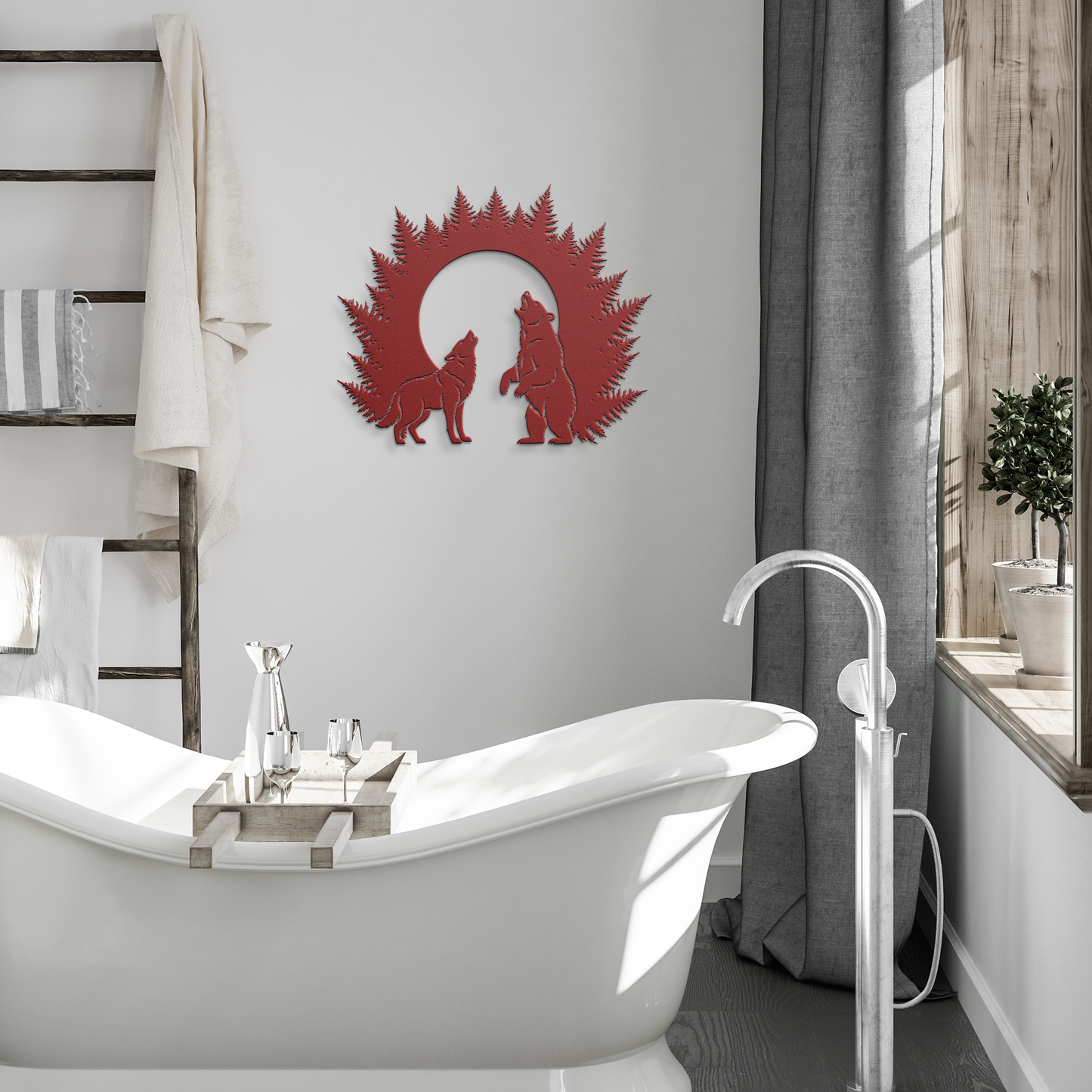 Woodland_Moon_Silhouette__Rustic_Wolf_Red_Modern_Bathroom_Mockup.png